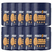 Kit 10X Pasta de Amendoim Integral - 500g - Power One