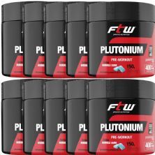 Kit 10X Plutonium Pre - Workout - 150g Bubble Gum - FTW