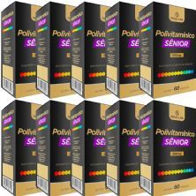 Kit 10X Polivitam�nico S�nior - 60 C�psulas - Gold Lab