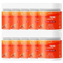 Kit 10X Pr�-Treino Caffeine Free - 300g Morango e Abacaxi - Bigens