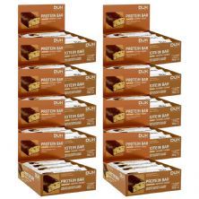 Kit 10X Protein Bar - 12 Unidades 60g Chocolate Com Amendoim - Dux Nutrition