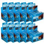 Kit 10X Protein Bar - 12 Unidades de 55g Chocolate Com Baunilha - Bodyaction