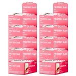 Kit 10X Protein Bar Mini - 12 Unidade 30g Chocolate Branco com Frutas Vermelhas - Dux Human Healt