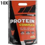 Kit 10X Protein Complex Premium - 1800g Refil Baunilha - New Millen
