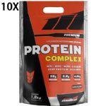 Kit 10X Protein Complex Premium - 1800g Refil Chocolate - New Millen