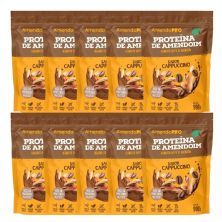 Kit 10X Proteina de Amendoim - 900g Refil Cappuccino - AmendoPro