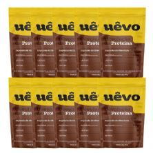 Kit 10X Proteina de Ovo em P� - 1000g Refil Chocolate - U�vo