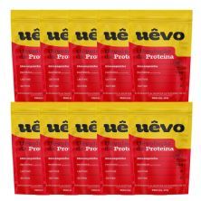 Kit 10X Prote�na U�vo - 420g Refil Morango - U�vo