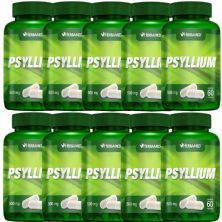 Kit 10X Psyllium 500mg 60 C�psulas - Herbamed