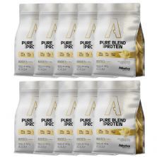 Kit 10X Pure Blend 100% Protein Lacto-free - 907g Refil Baunilha - Atlh�tica Nutrition