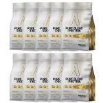 Kit 10X Pure Blend 100% Protein Lacto-free - 907g Refil Baunilha - Atlh�tica Nutrition