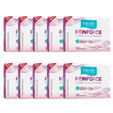 Kit 10X Reinforce Cabelos e Unhas - 30 C�psulas Gel - Equaliv