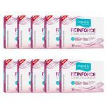 Kit 10X Reinforce Cabelos e Unhas - 30 C�psulas Gel - Equaliv