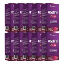 Kit 10X Resveratrol - 60 C�psulas Vegetais - Sanavita
