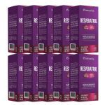 Kit 10X Resveratrol - 60 C�psulas Vegetais - Sanavita