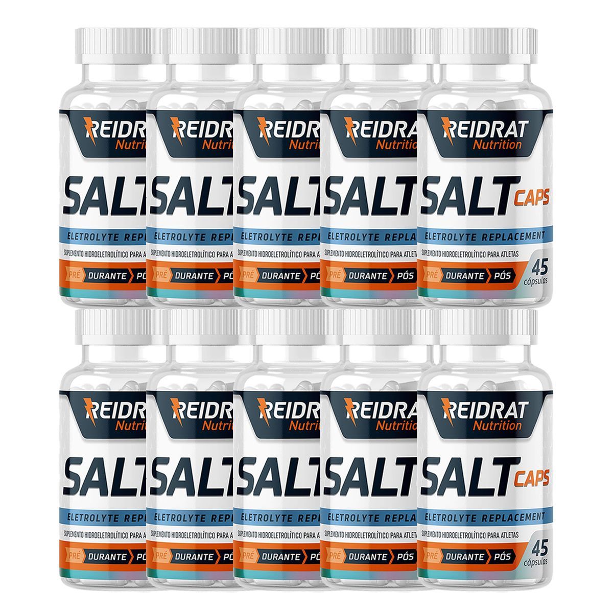 Kit 10X Salt Caps - 45 C�psulas - Reidrat Nutrition