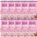 Kit 10X Shake Protein - 450g Morango com Blueberry - Sanavita