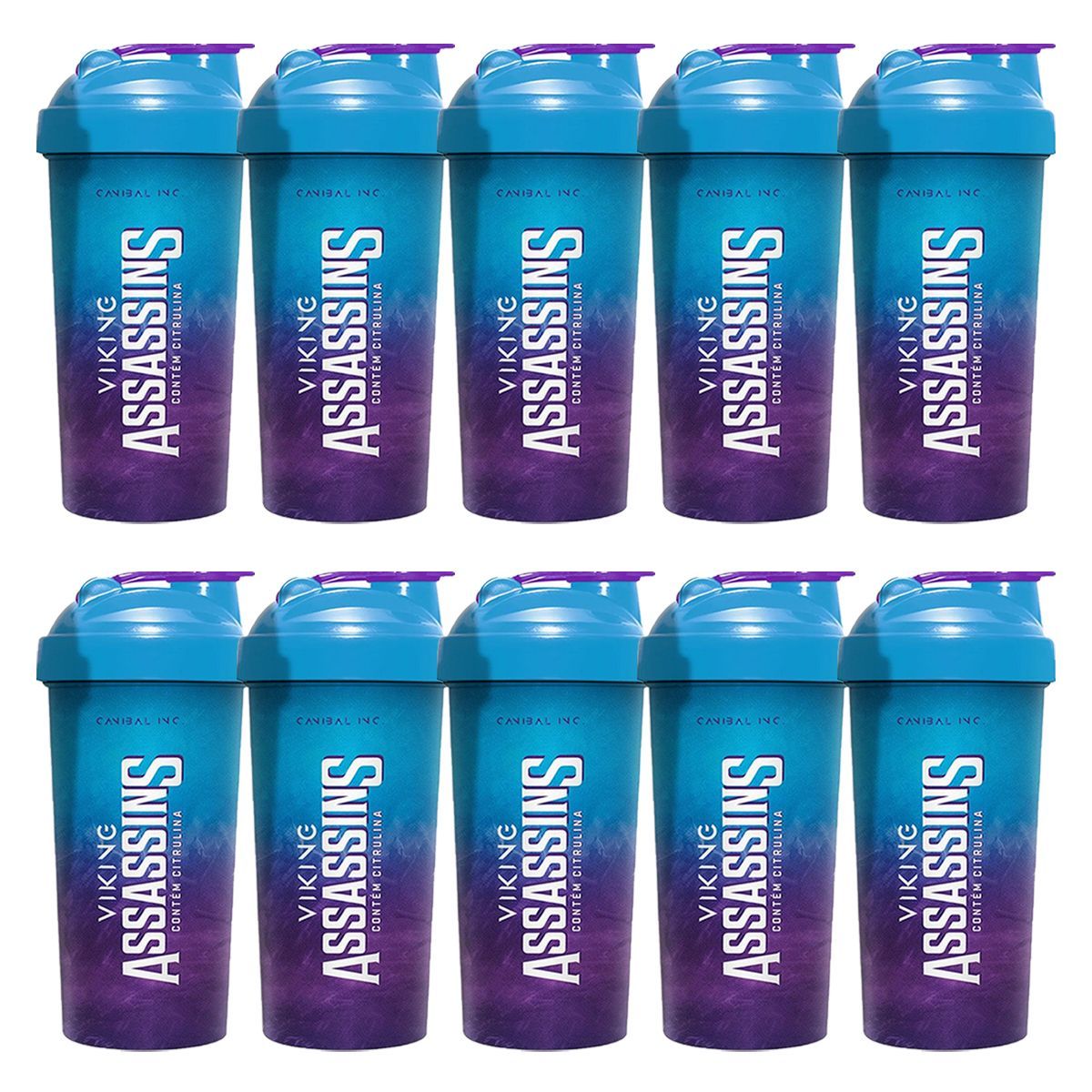 Kit 10X Shakeira Assassins - 600ml - Canibal