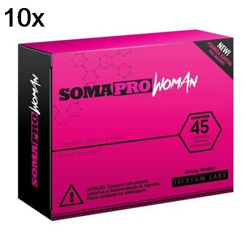 Kit 10X Somapro Woman - 45 Tabletes - Iridium