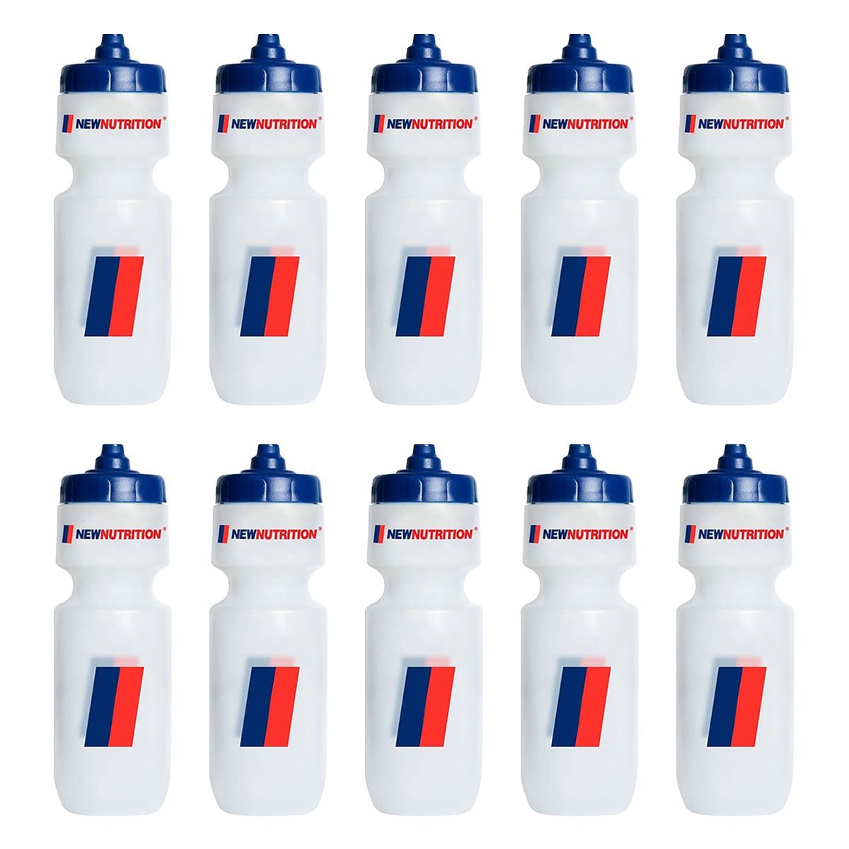 Kit 10X Squeeze  - 700ml Tampa Azul - NewNutrition