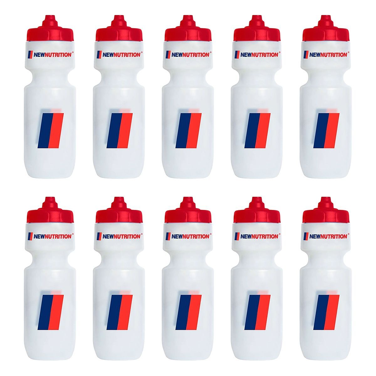 Kit 10X Squeeze  - 700ml Tampa Vermelha - NewNutrition