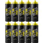 Kit 10X Squeeze Endurance - 800ml Preto/Amarelo - BodyAction