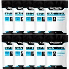 Kit 10X Stanositol Pr� Treino Refil - 100g Frutas Vermelhas  - Body Nutry