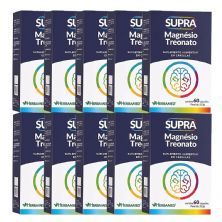 Kit 10X Supra Magn�sio Treonato - 60 C�psulas - Herbamed
