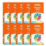 Kit 10X Supra Vitamina C + Zinco - 60 C�psulas - Herbamed