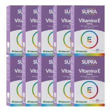 Kit 10X Supra Vitamina E - 400mg 60 C�psulas - Herbamed