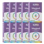 Kit 10X Supra Vitamina E - 400mg 60 C�psulas - Herbamed