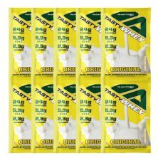 Kit 10X Tasty Whey 3W - 1 Sach� 34g Original - Adaptogen