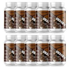 Kit 10X Tasty Whey 3W - 900g Chocolate Sui�o - Adaptogen