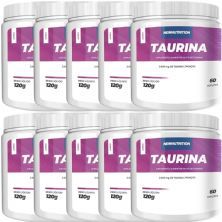 Kit 10X Taurina - 120g Sem Sabor - NewNutrition