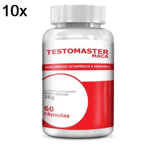 Kit 10X Testomaster Maca - 60 C�psulas - Intlab