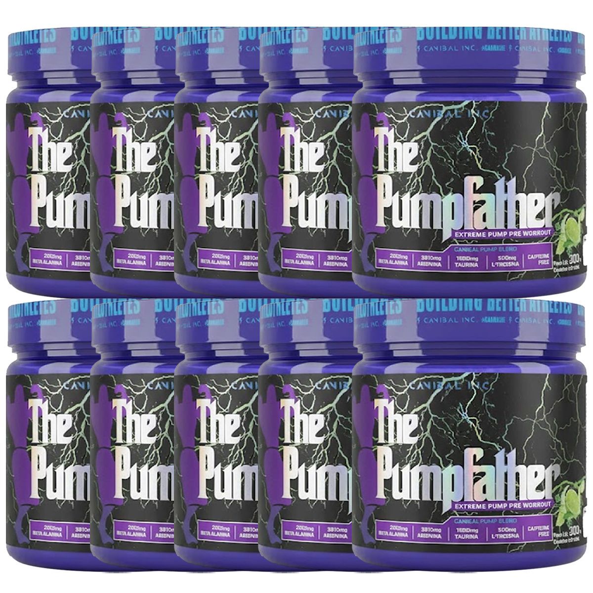 Kit 10X The Pumpfather - 300g Lim�o - Canibal