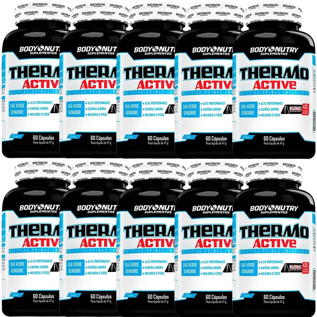 Kit 10X Thermo Active- 60 C�psulas - Body Nutry