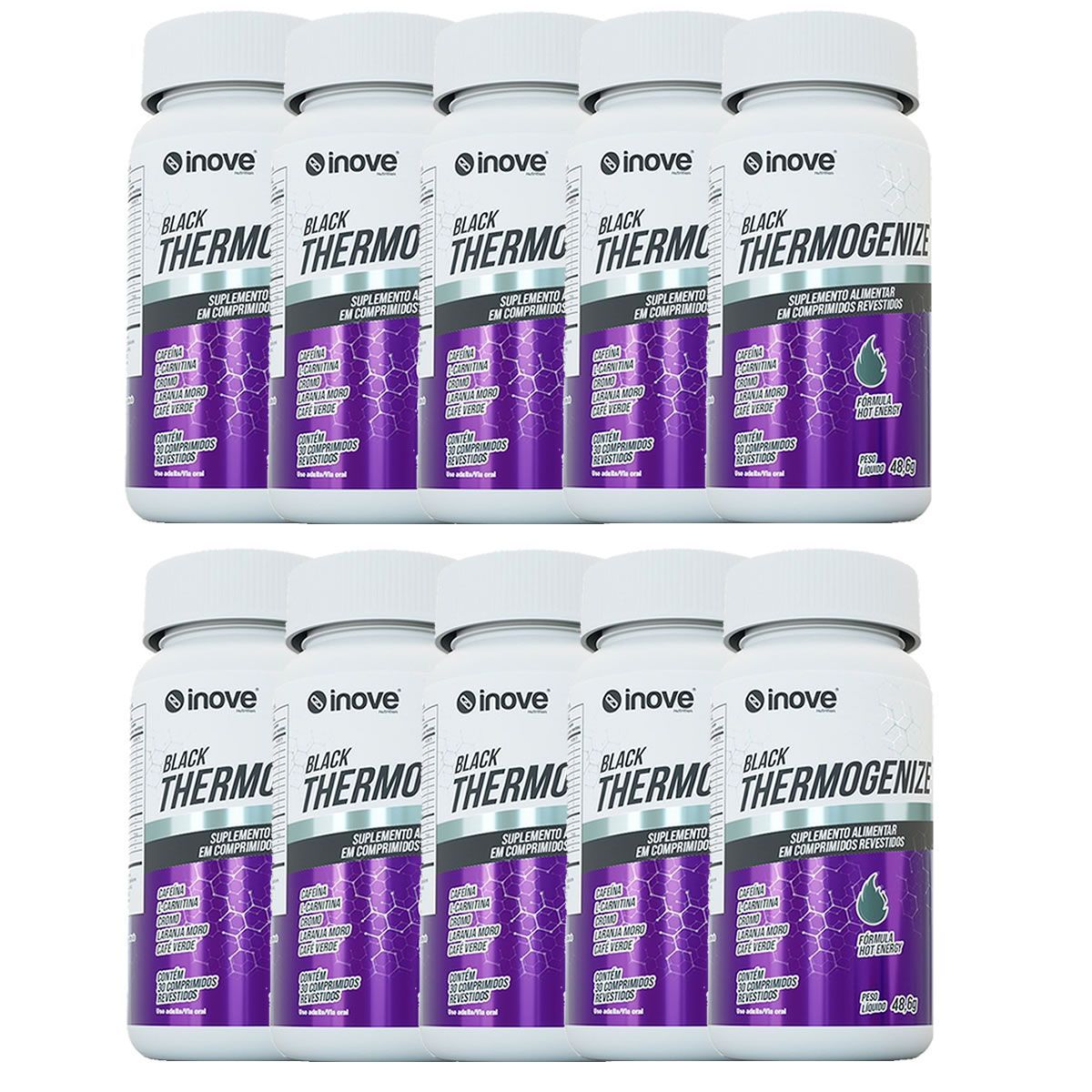 Kit 10X Thermogenize Femme - 60 C�psulas - Inove Nutrition