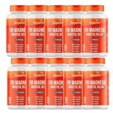 Kit 10X Tri Magn�sio Inositol - 120 C�psulas - Bigens
