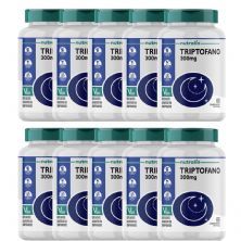 Kit 10X Triptofano 300mg - 60 Comprimidos - Nutralin