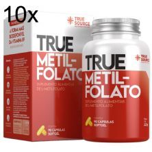 Kit 10X True Metilfolato - 90 C�psulas - True Source