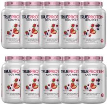 Kit 10X True Protein 100% Whey - 874g Red Berries - True Source