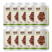Kit 10X True Vegan Prote�na Vegetal - 1810g Chocolate com Avel� - True Source