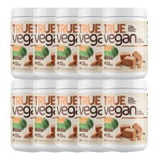 Kit 10X True Vegan Prote�na Vegetal - 418g Doce de Leite - True Source