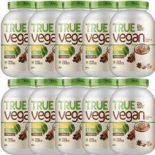 Kit 10X True Vegan Prote�na Vegetal - 837g Vanilla Chai - True Source