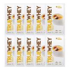 Kit 10X True Whey Hidrolisado e Isolado - 1 Sach� 32g Vanilla Cr�me Br�ll� - True Source