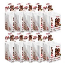 Kit 10X True Whey Hidrolisado e Isolado - 10 Sach�s de 32g Chocolate com Avel� - True Source
