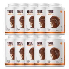 Kit 10X True Whey Protein Hidrolisado e Isolado - 1810g Chocolate Com Avel� - True Source
