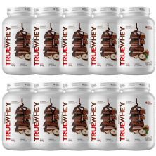 Kit 10X True Whey Protein Hidrolisado e Isolado - 837g Chocolate Com Avel� - True Source