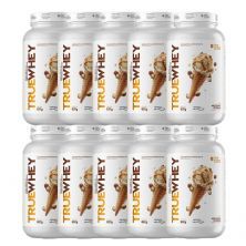 Kit 10X True Whey Protein Hidrolisado e Isolado - 837g Macadamia Ice Cream - True Source